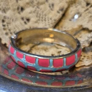 Chic Pink and Gold Bracelet